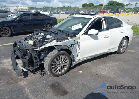 2023 Infiniti Q50 Luxe z USA, uszkodzony, nr VIN JN1EV7BP7PM510619